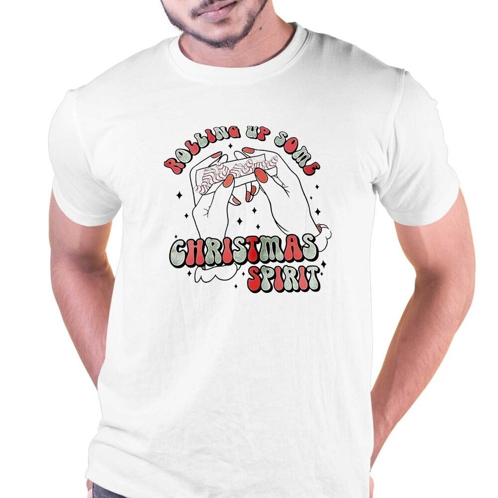 Rolling Up Some Christmas Spirit Retro Holiday Festive Humor Collector Gift 05
